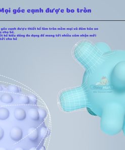Đồ chơi bóng xúc giác, set 6 trái bóng giúp trẻ phát triển xúc giác, thị giác, tăng vận động ở trẻ từ 3 tháng tuổi