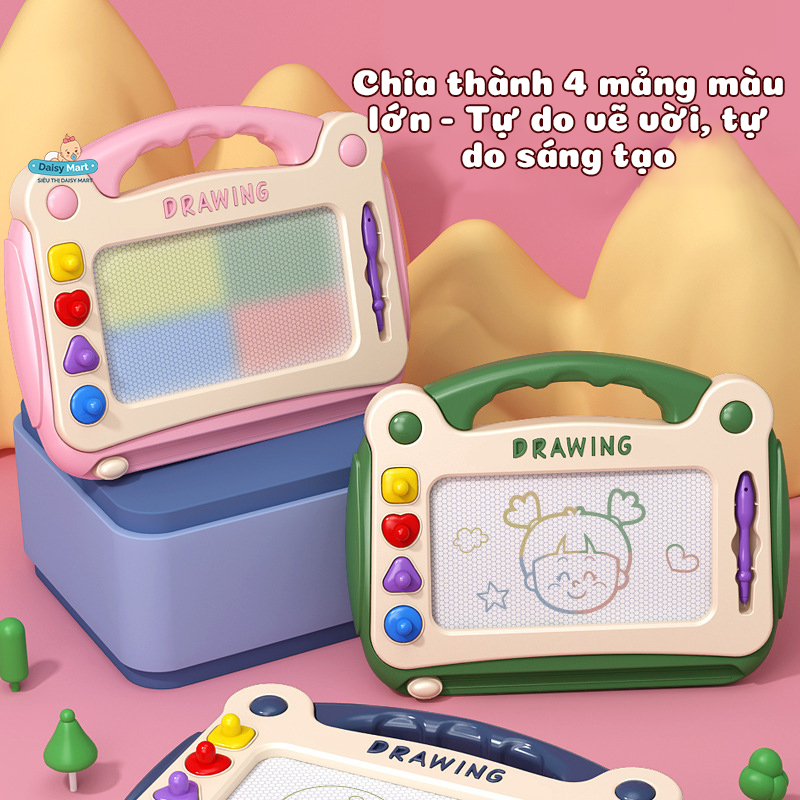 bàn vẽ thông minh chia thành 4 màu