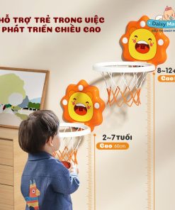 Bóng rổ treo tường cải thiện chiều cao cho trẻ từ 3 dến 7 tuổi