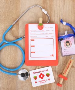 Bộ đồ chơi bác sĩ gỗ, đồ chơi giả lập bác sĩ, nha sĩ