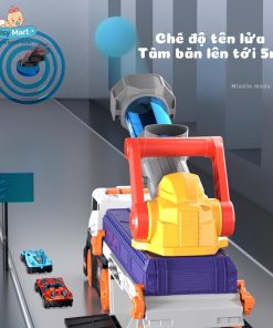xe tải bệ phóng ô tô xa tối đa 5m