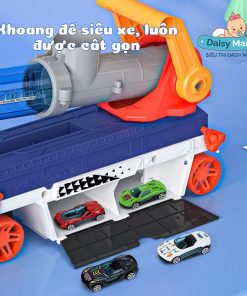 Xe tải bệ phóng với khoang chứa ô tô đua siêu đẹp