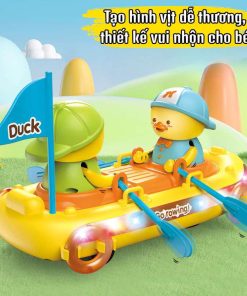 Vịt chèo thuyền khuyến khích bé tập bò và phát triển thị giác