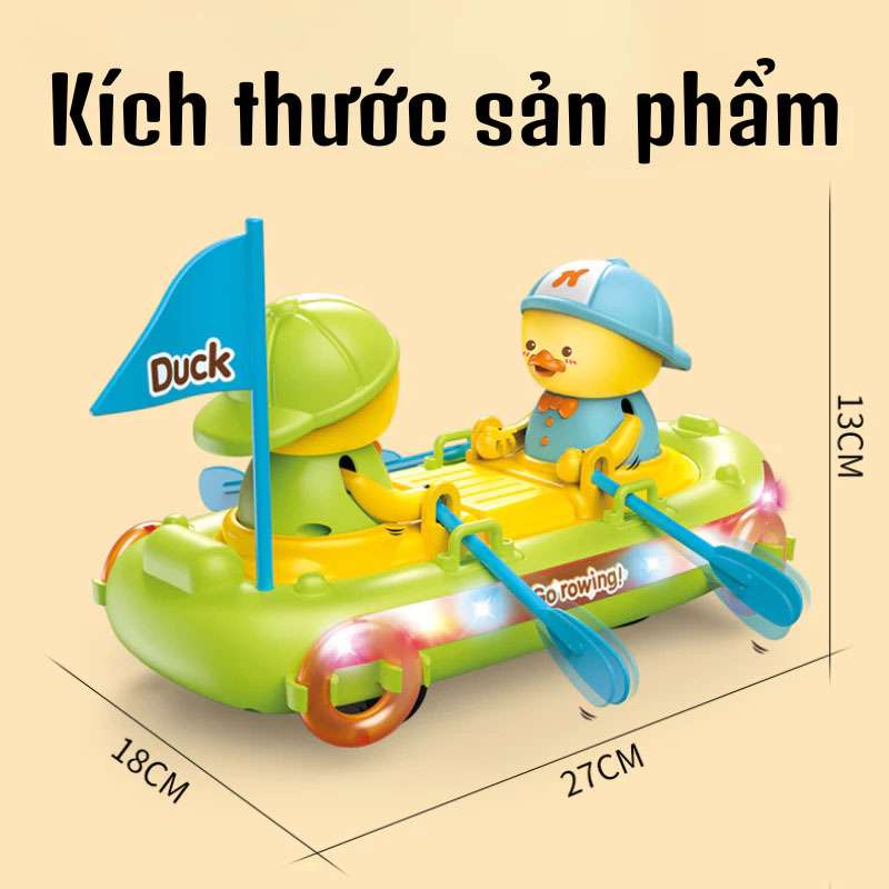 Kích thước vịt chèo thuyền