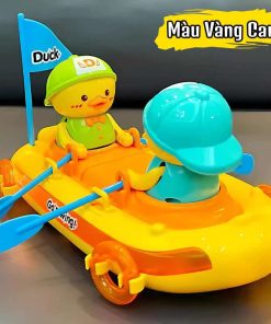 Vịt chèo thuyền khuyến khích bé tập bò và phát triển thị giác