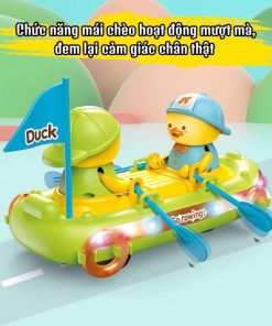 tạo hình dễ thương của vịt chèo thuyền