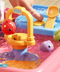Đồ chơi bàn câu cá dưới nước - Công viên nước 7 trong 1, bàn rửa bát