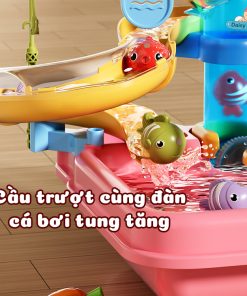 Đồ chơi bàn câu cá dưới nước - Công viên nước 7 trong 1, bàn rửa bát