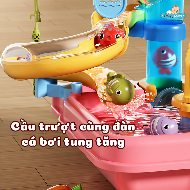 đồ chơi công viên nước 7 trong 1, hồ câu cá, bàn rửa bát (2) Đồ chơi bàn câu cá dưới nước - Công viên nước 7 trong 1, bàn rửa bát