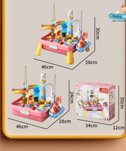 Đồ chơi bàn câu cá dưới nước - Công viên nước 7 trong 1, bàn rửa bát