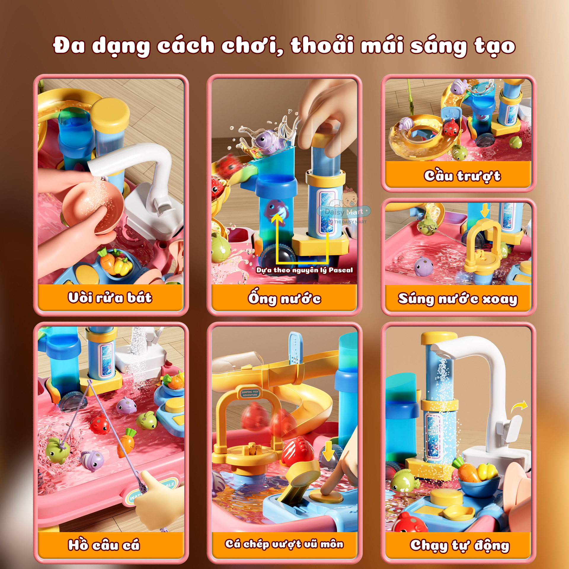 7 trò chơi khác nhau của hồ câu cá