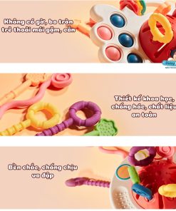 Đồ chơi rút dây bạch tuộc 5 trong 1