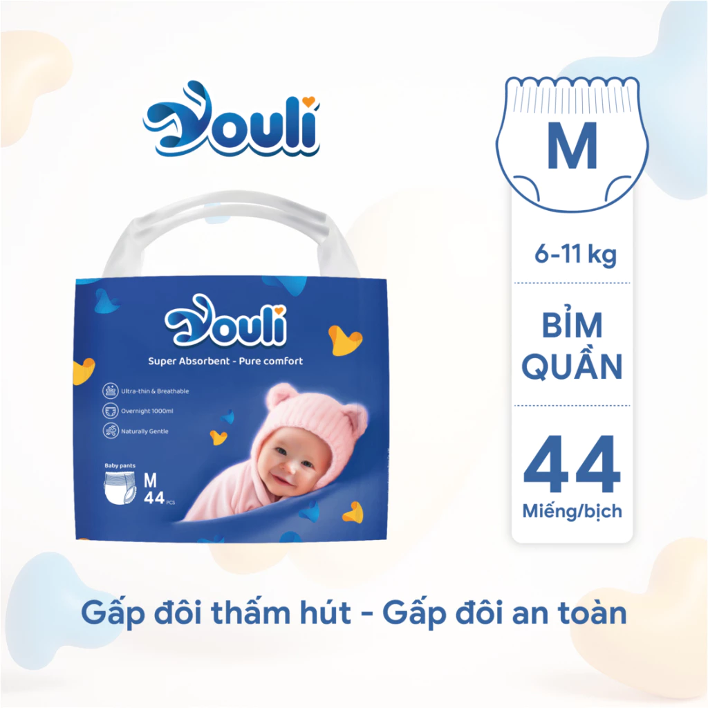 Bỉm Youli: tất cả 6 dòng sản phẩm của Youli