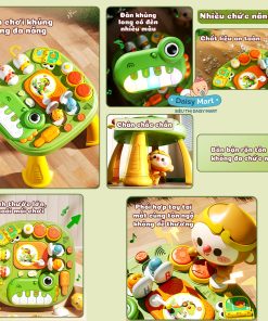 Bàn bận rộn khủng long, bàn bận rộn 17 chi tiết