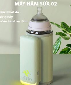 Túi Ủ Bình Sữa Cao Cấp Tích Điện, Có Đèn Ngủ 6000mah NNQ-03