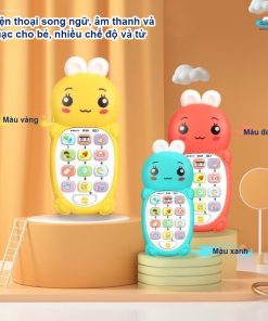 Điện Thoại Đồ Chơi Gà Thỏ Song Ngữ: Kích Thích Giác Quan, Phát Triển Toàn Diện Cho Bé Yêu
