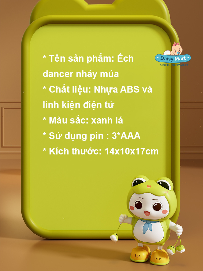 thông tin chi tiết ếch nhảy dancer