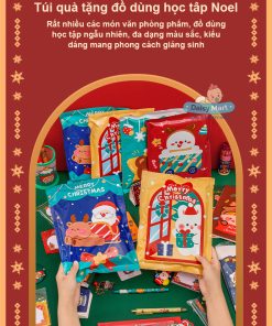 Túi Mù Dụng Cụ Học Tập Noel: Quà Tặng Giáng Sinh Ngẫu Nhiên Lý Tưởng Cho Bé