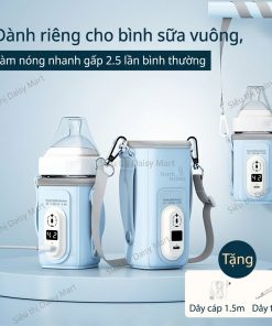 Túi ủ bình sữa, hâm sữa cầm tay cho bình Hegen