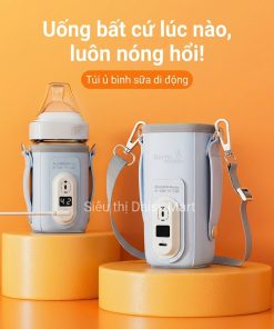 Túi ủ bình sữa, hâm sữa cầm tay cho bình Hegen