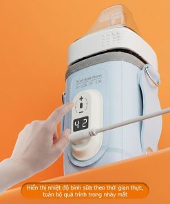 Túi ủ bình sữa, hâm sữa cầm tay cho bình Hegen
