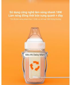 Túi ủ bình sữa, hâm sữa cầm tay cho bình Hegen