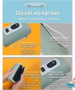 Túi Ủ Sữa Cầm Tay Hiển Thị Nhiệt Độ, Túi Ủ Bình Sữa Di Động