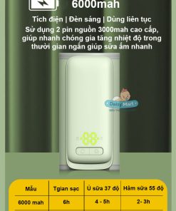 Thông tin chi tiết sản phẩm túi ủ bình sữa tích điện cao cấp NNQ 03