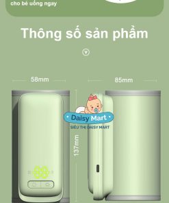 Thông tin sản phẩm túi ủ bình sữa tích điện có đèn ngủ NNQ 03