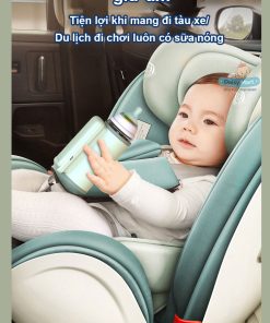 Túi Ủ Bình Sữa Cao Cấp Tích Điện, Có Đèn Ngủ 6000mah NNQ-03