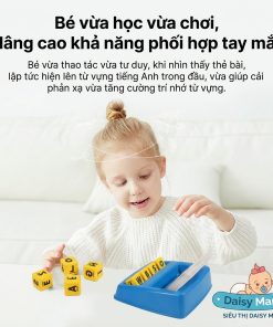 vừa học vừa chơi với bảng ghép chữ tiếng anh