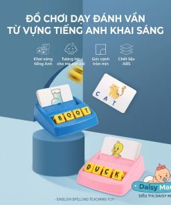 dạy trẻ đánh vần chữ cái tiếng anh bằng bộ đồ chơi ghép chữ