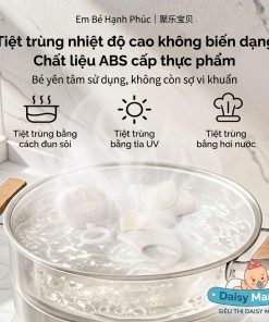 Đồ chơi trong hộp quà tặng dành cho trẻ sơ sinh đều có thể làm sạch bằng nước sôi nhờ làm bằng chất liệu nhựa ABS cao cấp