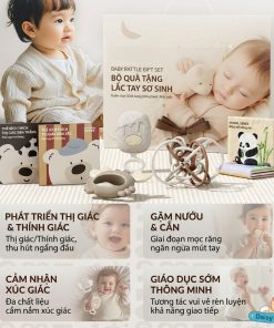 Hộp quà tặng đầy tháng dành cho trẻ đầy đủ chức năng giáo dục và nhận thức từ 0 tháng tuổi