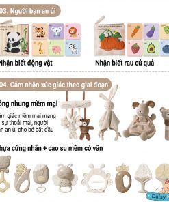 Nhận biết và nhận thức ở trẻ bằng bộ đồ chơi quà tặng đầy tháng cho trẻ sơ sinh