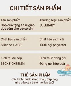 Thông tin chi tiết hộp quà tặng Julie baby