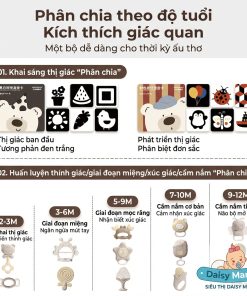 hộp quà tặng đồ chơi dành cho trẻ em từ 0 tháng đến 1 tuổi