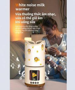 Túi Ủ Tích Điện 5800mAh Kèm Loa Bluetooth Tích Hợp Phát Nhạc White Noise