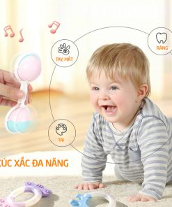 Hộp Quà Tặng Lục Lạc Gặm Nướu 8 Món Kích Thước Lớn Daisy Mart
