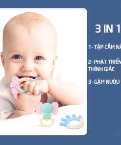 Hộp Quà Tặng Lục Lạc Gặm Nướu 8 Món Kích Thước Lớn Daisy Mart