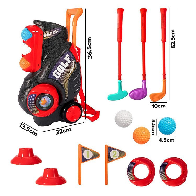 Thông số bộ đồ chơi đánh golf cho trẻ em