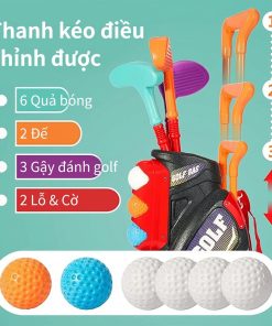 Bộ đánh golf cao cấp dành cho trẻ em có thể đeo và kéo
