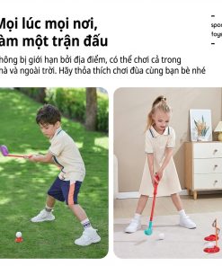 Rèn luyện thể chất, khéo léo, tập trung ở trẻ bằng bộ đồ chơi đánh golf