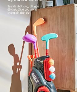 Bộ đánh golf cao cấp dành cho trẻ em có thể đeo và kéo