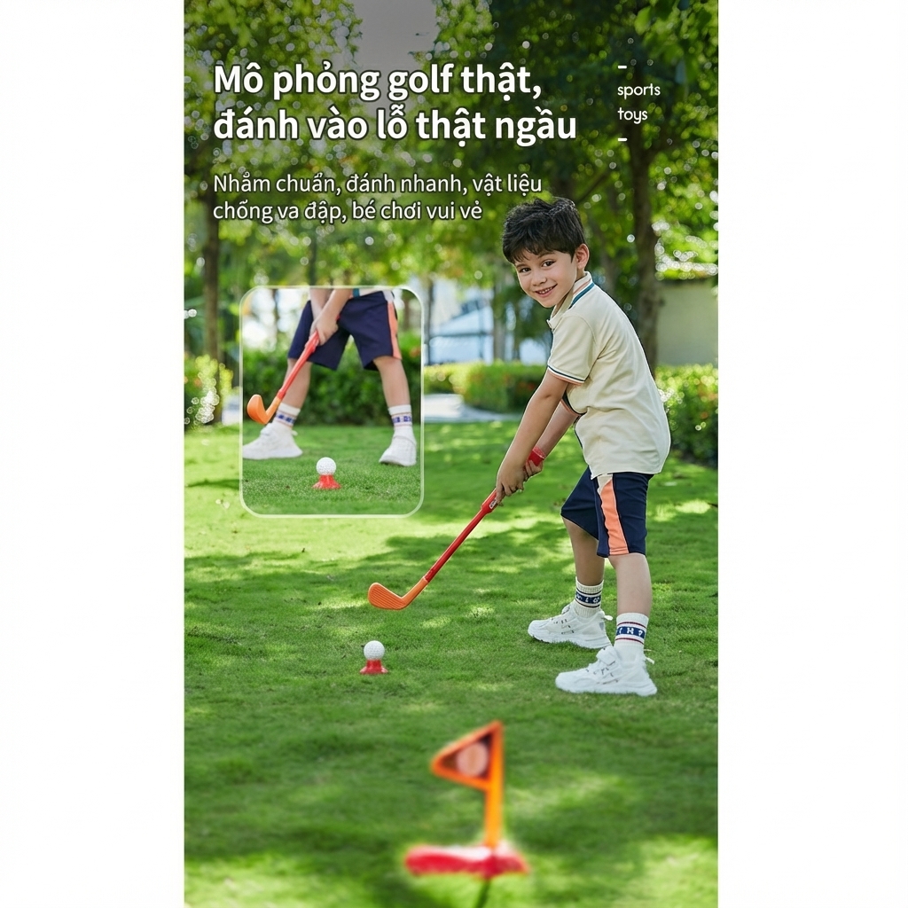 mô phỏng như bộ đánh golf thật