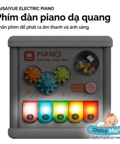 Hộp Đan Dây Và Hộp Thả Khối Kèm Đàn Piano Phát Sáng 6in1: Khơi Dậy Tài Năng Và Sự Sáng Tạo Cho Bé Yêu