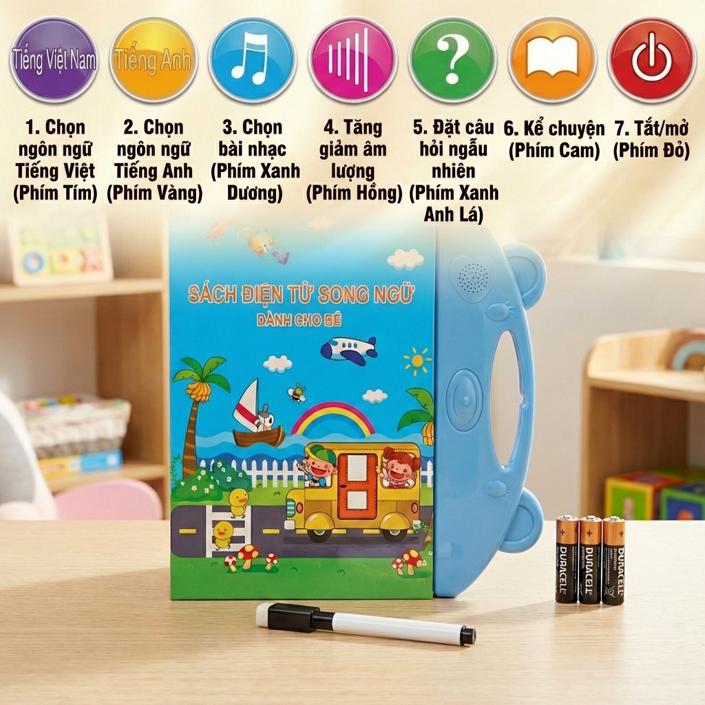 hướng dẫn sử dụng sách điện tử song ngữ
