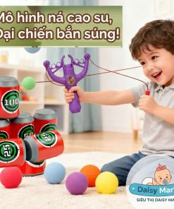 Ná Cao Su Bắn Đạn Xốp Cho Trẻ Em: Đồ Chơi Vận Động An Toàn Giúp Bé Phát Triển Toàn Diện