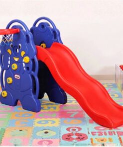 cầu trượt mini trong nhà hình con voi cho trẻ em