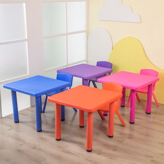 bàn nhựa vuông 4 chỗ 60x60 cm, chân sắt sơn tĩnh điện (2) Bàn nhựa vuông 60 x 60 cm